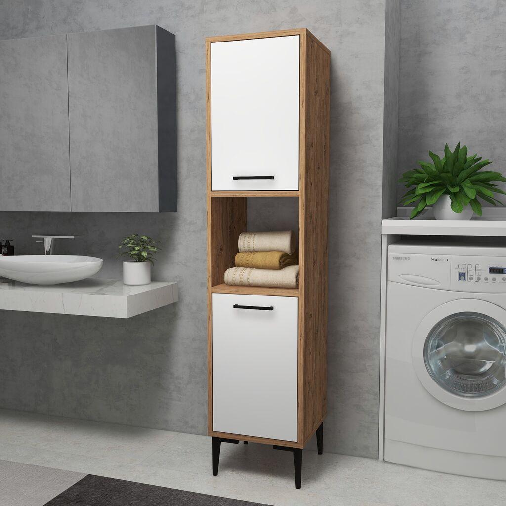 Hanah Home Višenamenski ormar Daminol, 35 x153.6 x35 cm, Smeđi