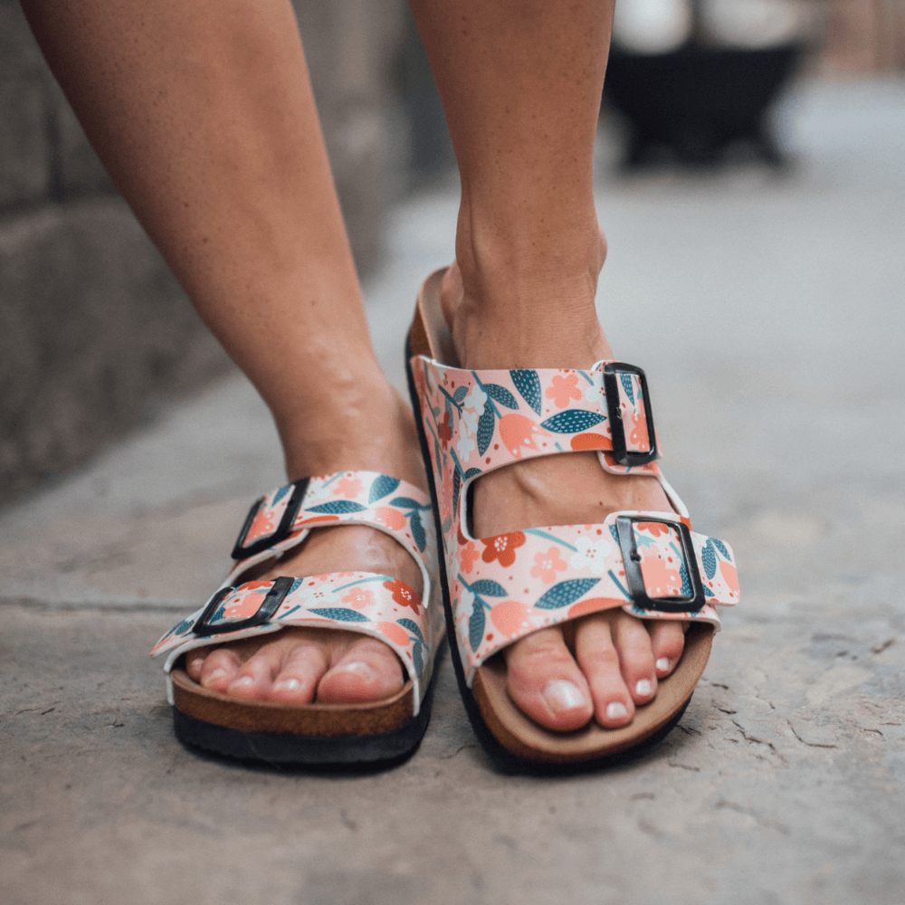 Mumka Ženske papuče Ružičasta bašta, Šarene