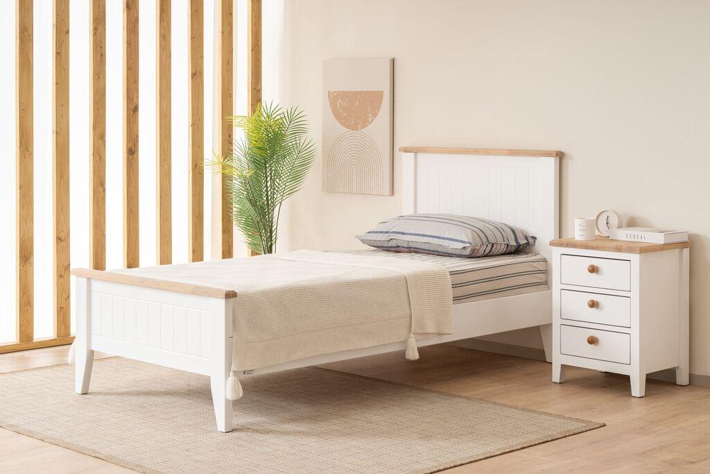 Hanah Home Ram za krevet Uren, 90x98x190 cm, Beli