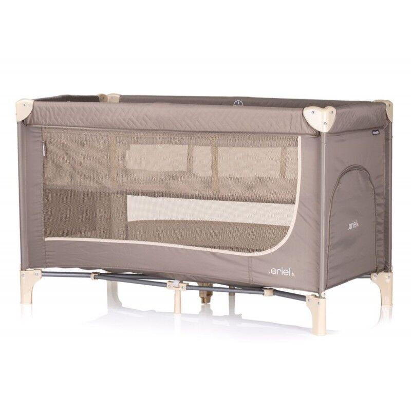 Chipolino Prenosivi krevetac Ariel tiramisu, Braon