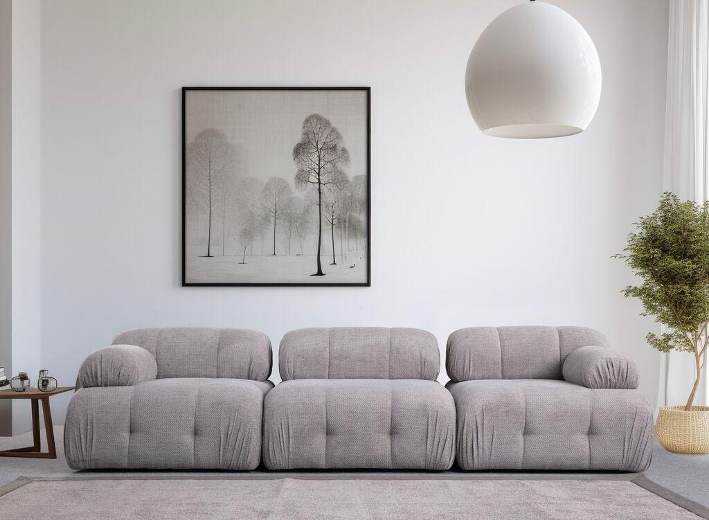 Atelier del Sofa Trosed Petite 3, 290x95x75 cm, Svetlosivi