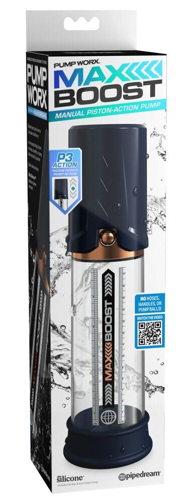 Pipedream Vodena pumpa za penis Worx Boost Blue