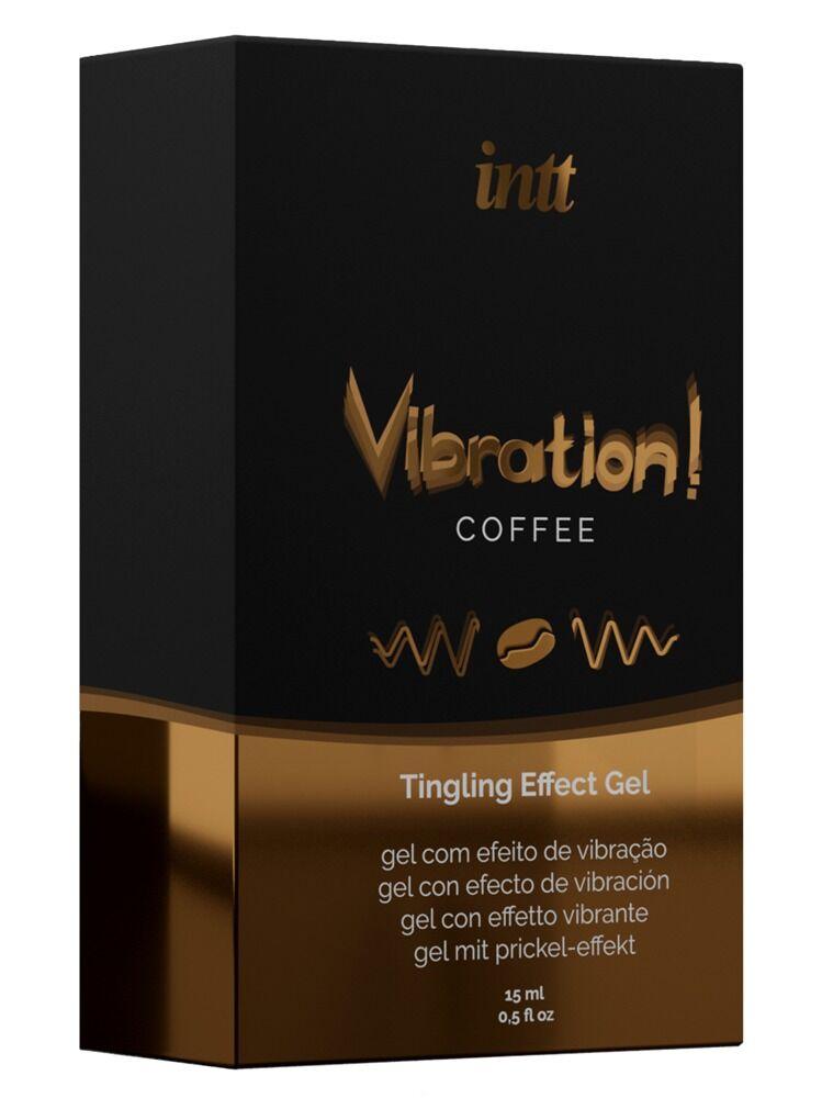 Intt Vibrator Tečni vibrator Vibration! Coffee, 15 ml
