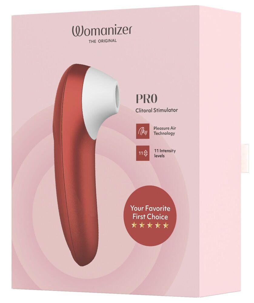 Womanizer Klito stimulator Pro Red, Crveni