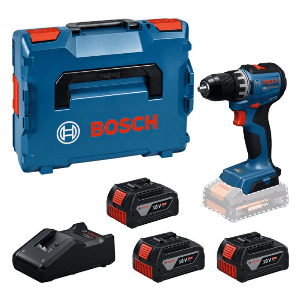 Bosch Akumulatorska bušilica/odvrtač GSR18V-52, 3x GBA 18V 5.0Ah + GAL 18V-40 + L-Boxx, 06019S0027