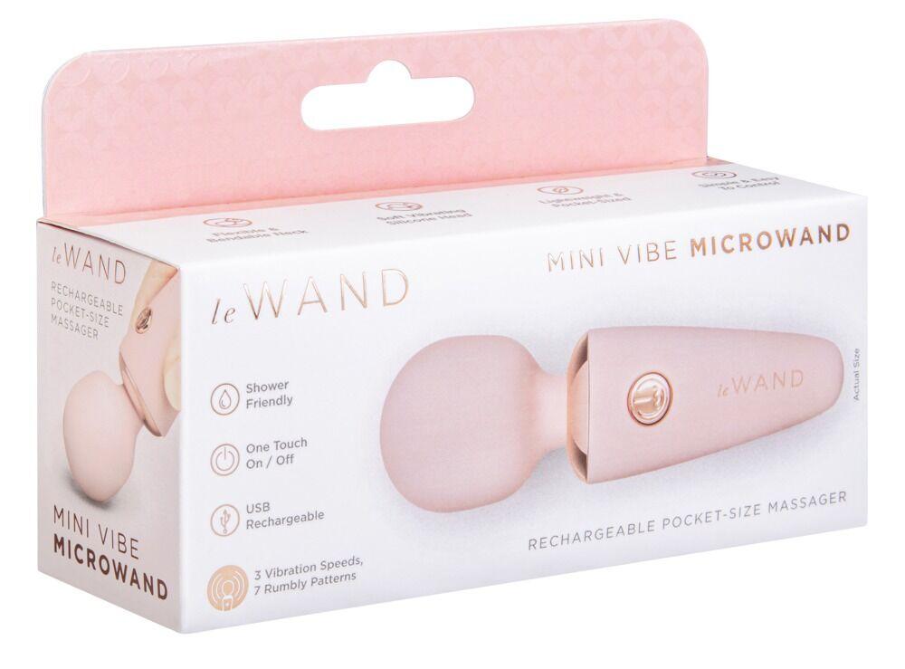 Le Wand Masažer Mini Vibe Microwand, Roze