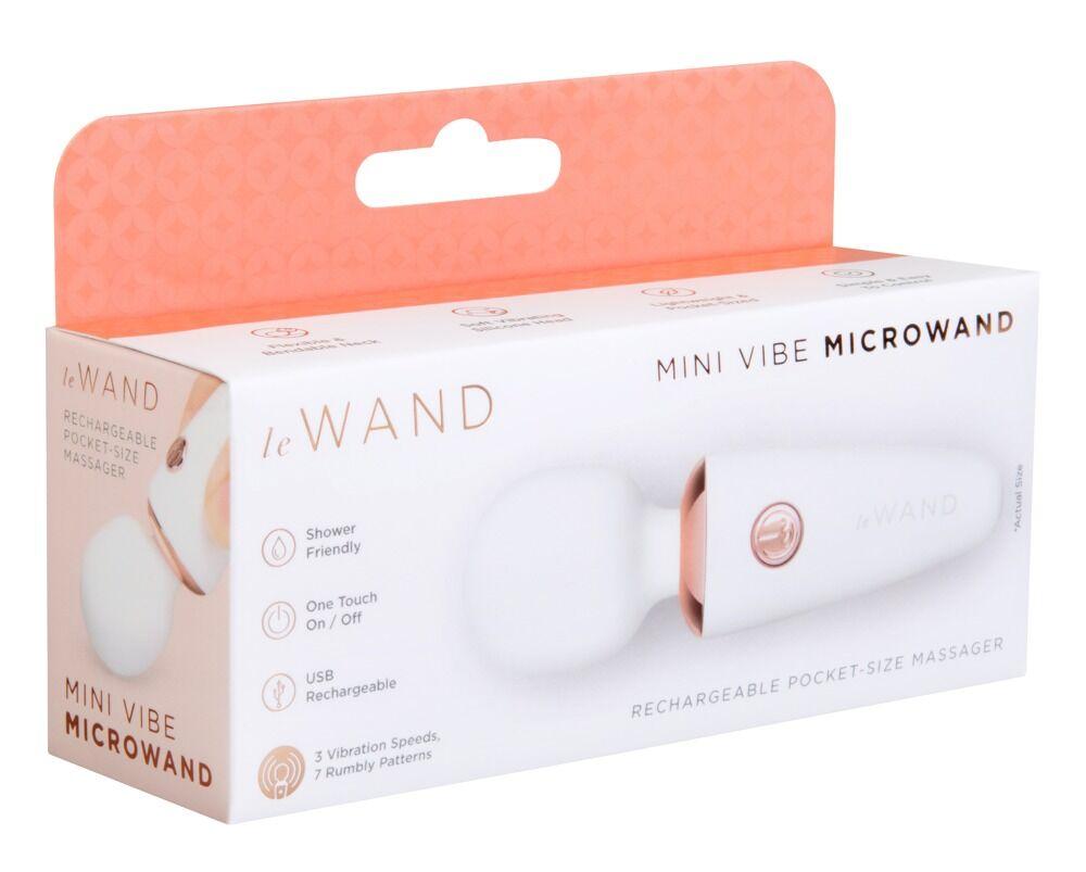 Le Wand Masažer Mini Vibe Microwand, Beli