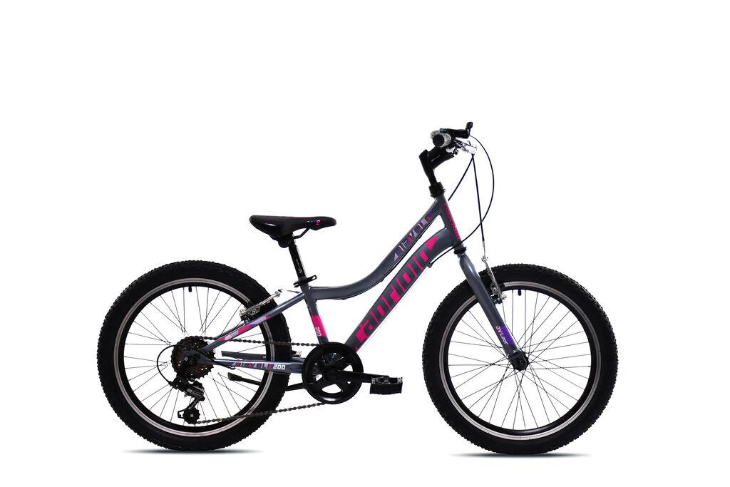 Capriolo Bicikl za decu Diavolo 200, 20"/11", Tamnosivi