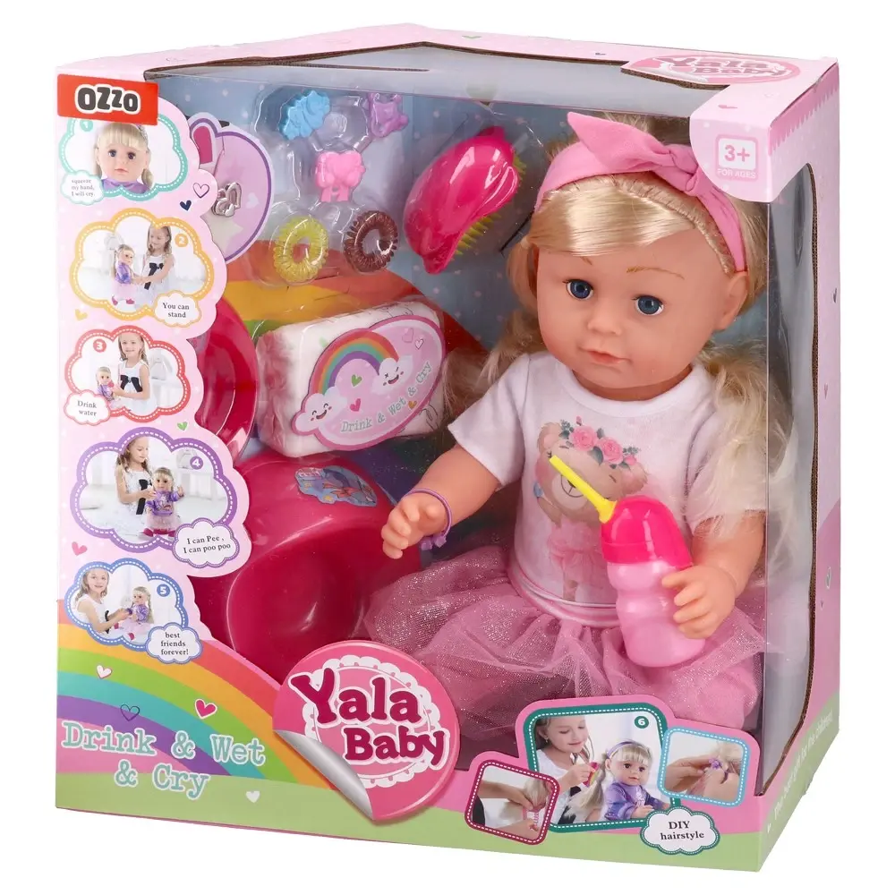 Ozzo Igračka za devojčice beba Yala BLS024C, 45cm