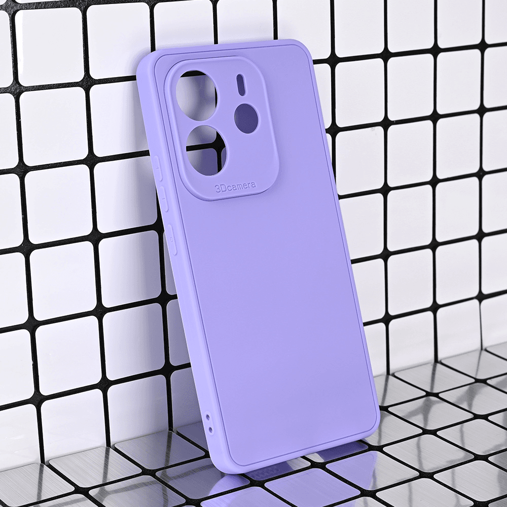 Maska za Xiaomi Redmi Note 14 4G 3D Camera, Lavanda