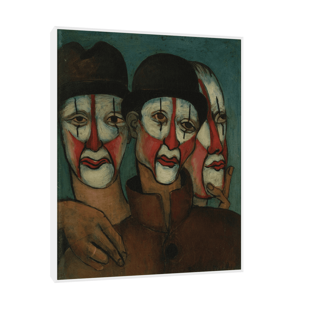 Canvas Slika na platnu Trois mimes, Francis Picabia, 60x75cm, Sa ramom, Beli