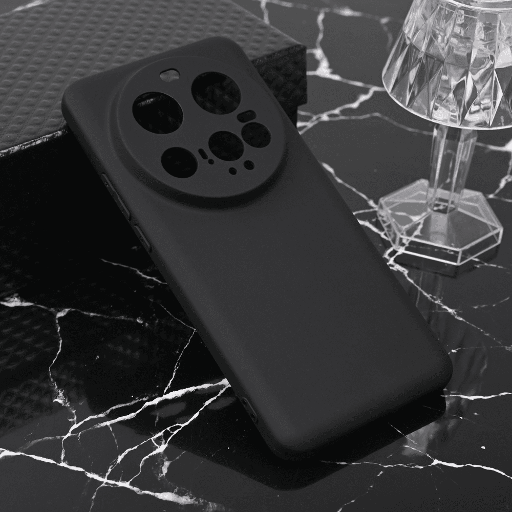 Maska za Xiaomi 15 Ultra, Ultra Thin, Silikonska, Crna