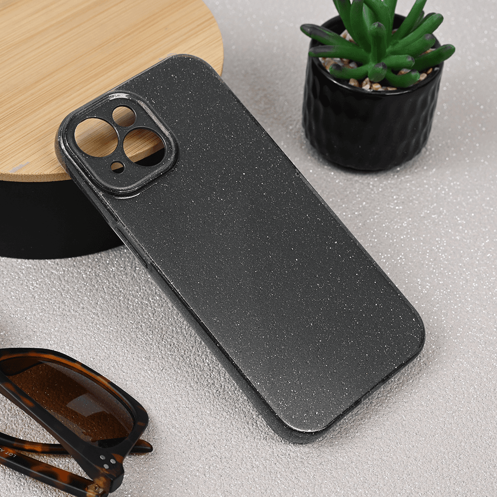 Maska za iPhone 15 6.1 Sparkle Dust, Siva