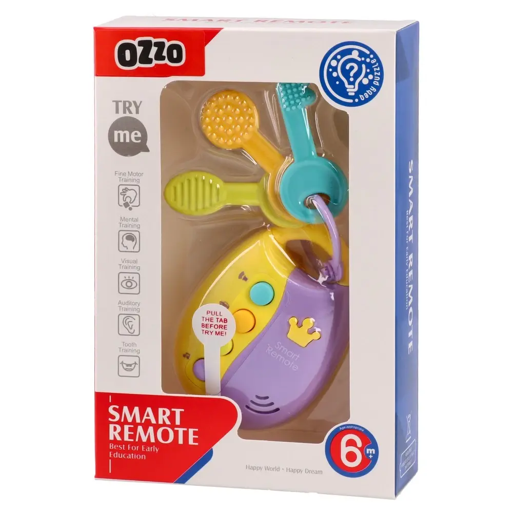 Ozzo Igračka za bebe Ključevi sa zvukom i svetlom