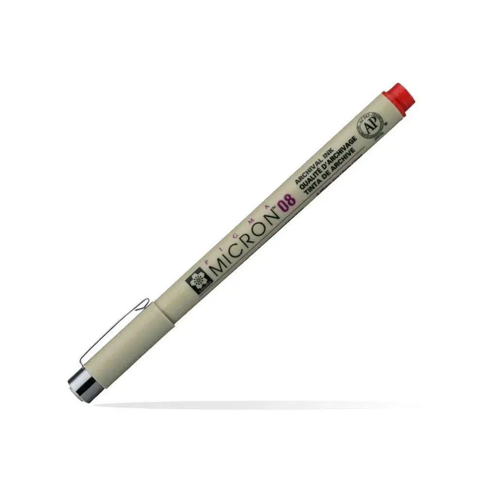 Royal Talens Liner Pigma Micron 08, 0.5mm, Crveni