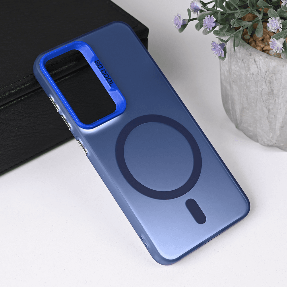 Maska za Samsung S25 Magsafe Clear, Plava