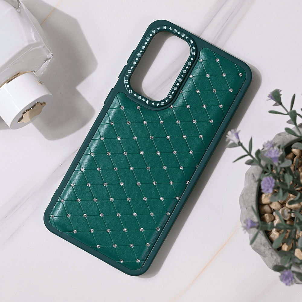 Maska za Samsung A36 5G Bling, Zelena