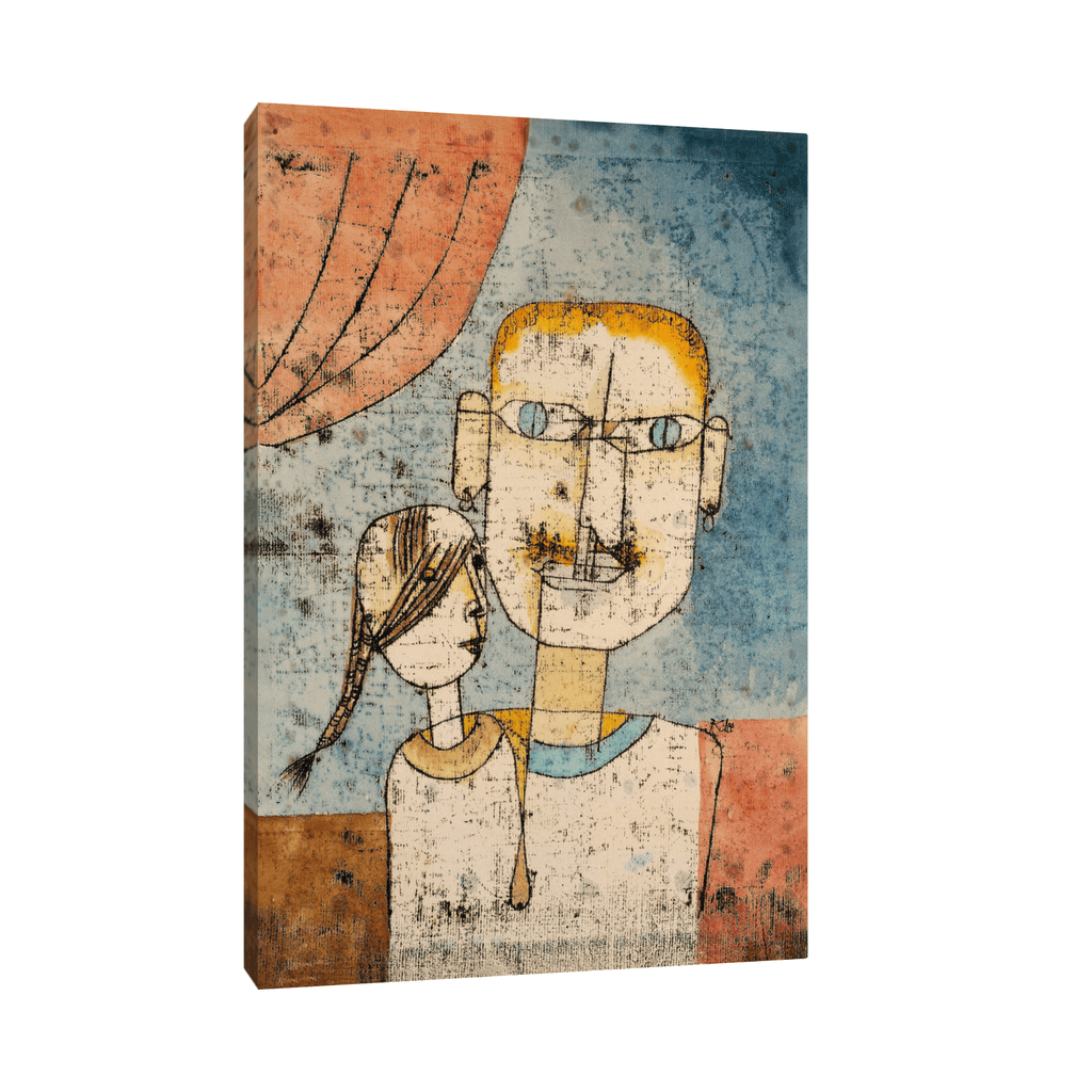 Canvas Slika na platnu Adam and Little Eve, Paul Klee, Bez rama, 60x90cm