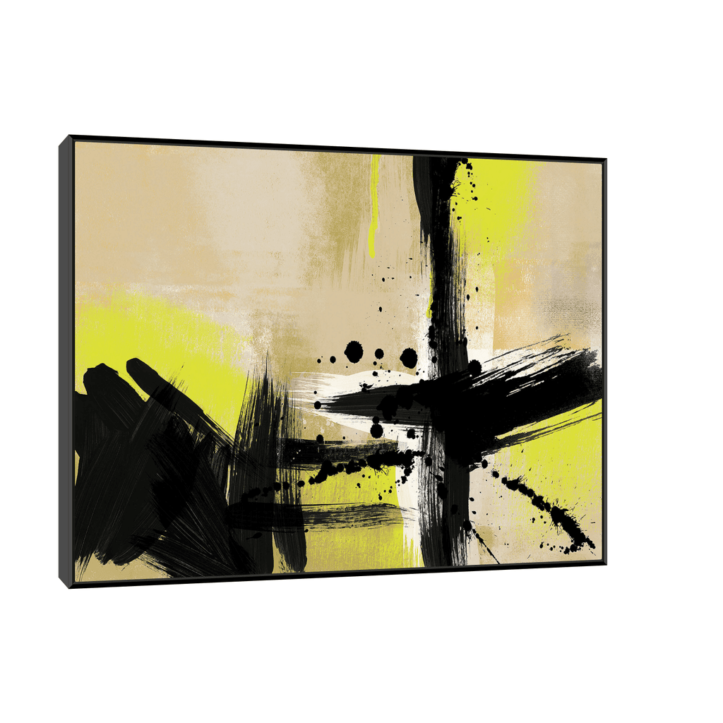 Canvas Slika na platnu Sunset, 100x75cm, Sa ramom, Crni