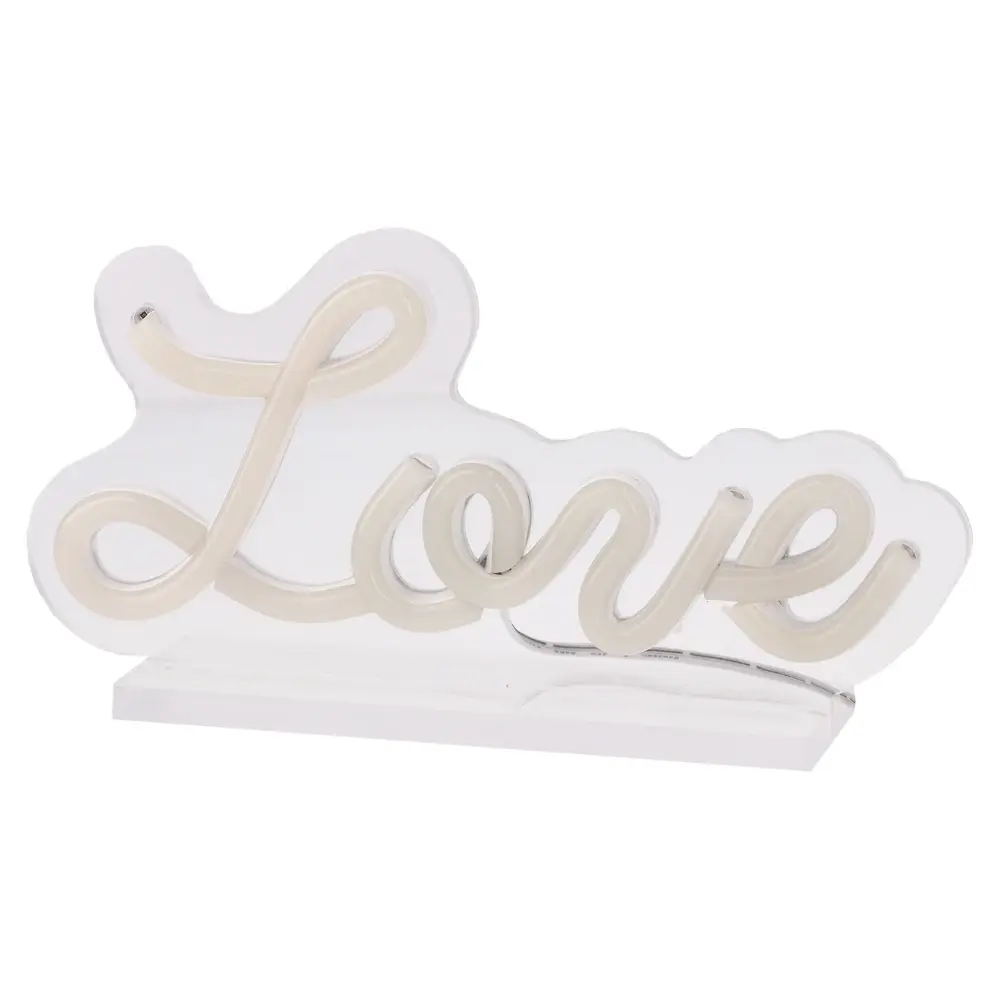 Takk Lumino Svetleći natpis Love, Beli