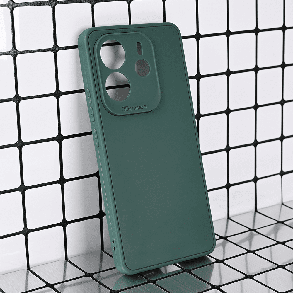 Maska za Xiaomi Redmi Note 14 4G 3D Camera, Zelena