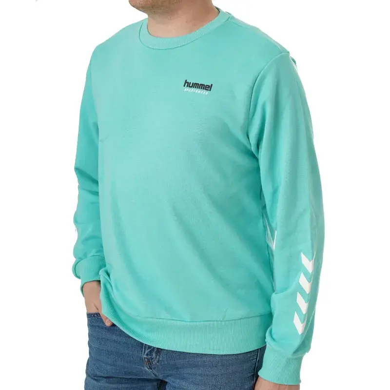 Hummel Muški duks Hmlmember Sweatshirt, Plavi