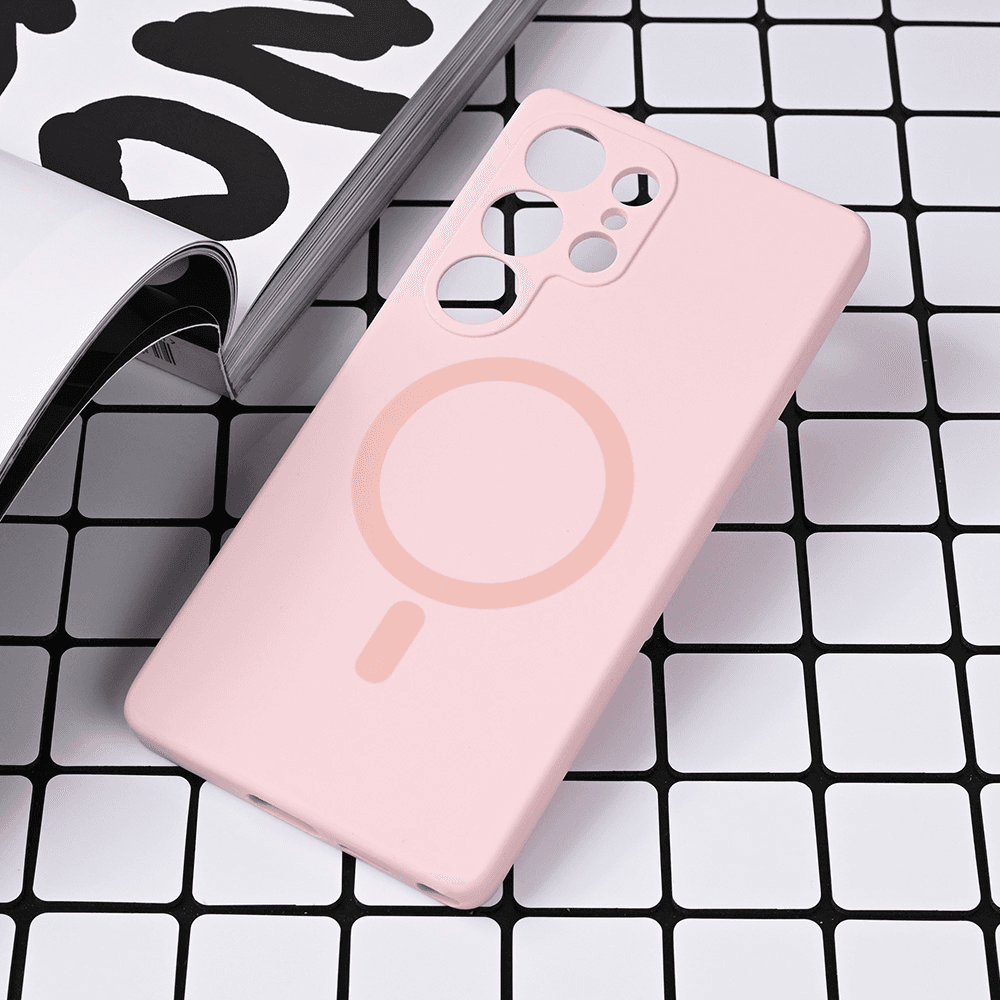 Maska za Samsung S25 Ultra Magsafe Pure color, Svetloroze