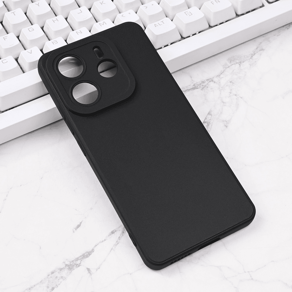 Maska za Xiaomi Redmi Note 14 5G Silikon Pro Camera, Crna