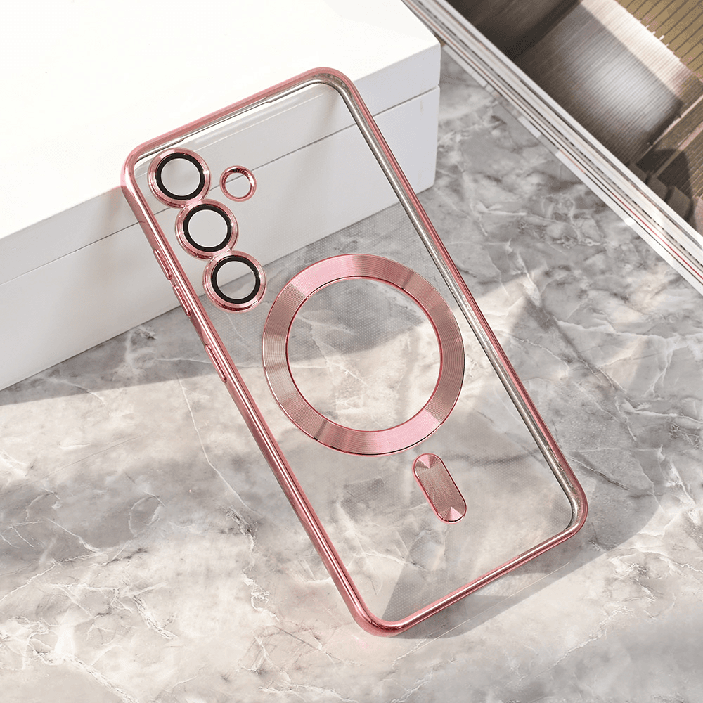 Maska za Samsung S25 Magsafe Lux, Roze