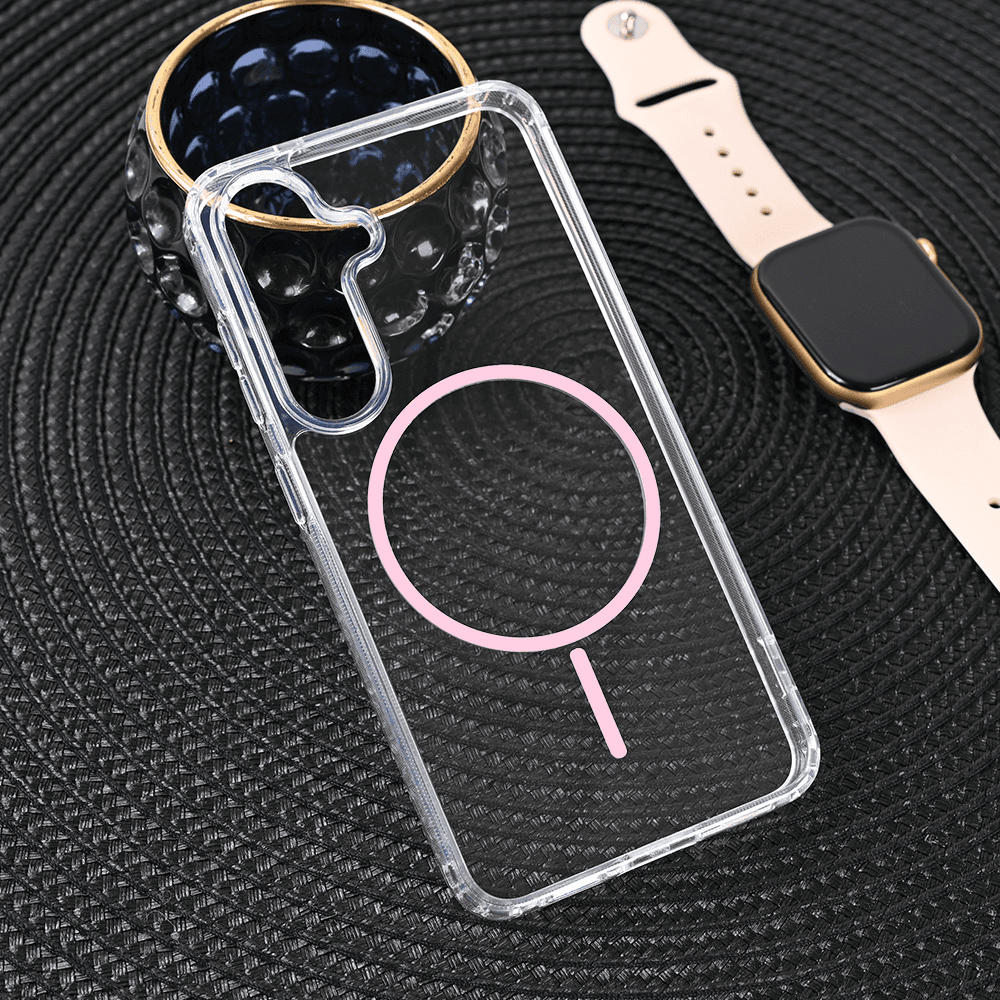 Maska za Samsung S25 Magsafe Color Line, Roze