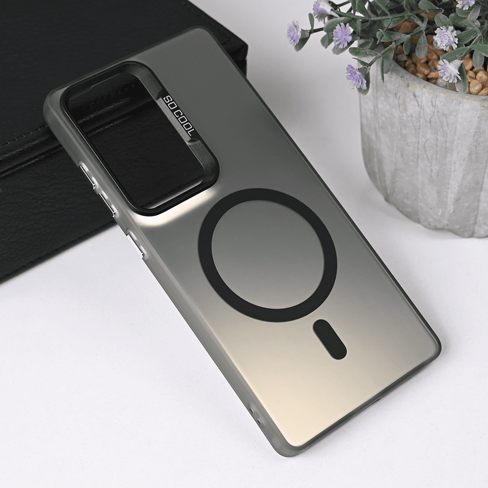 Maska za Samsung S25 Ultra Magsafe Clear, Crna