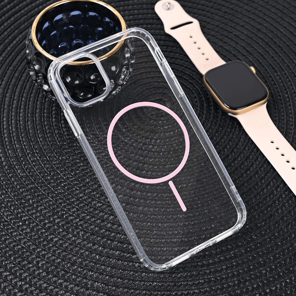 Maska za iPhone 11 6.1 Magsafe Color Line, Roze