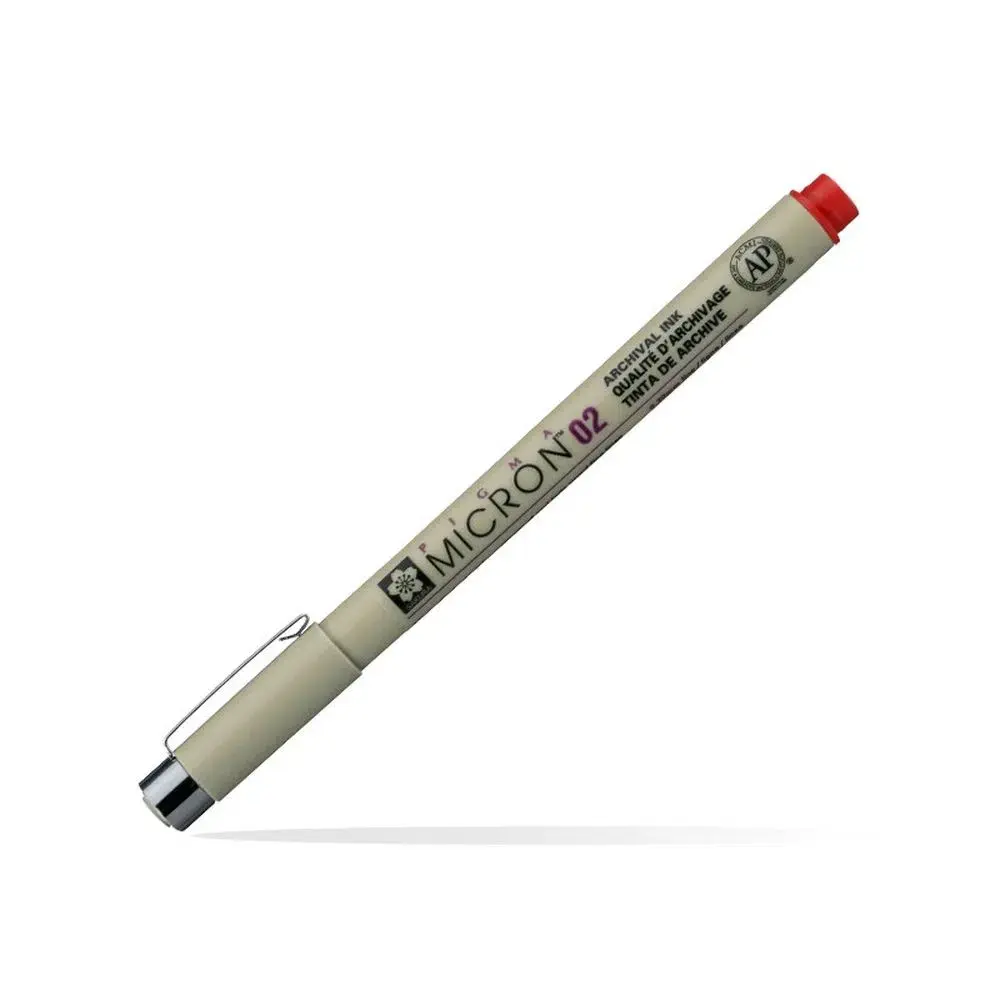 Royal Talens Liner Pigma Micron 02, 0.3mm, Crveni