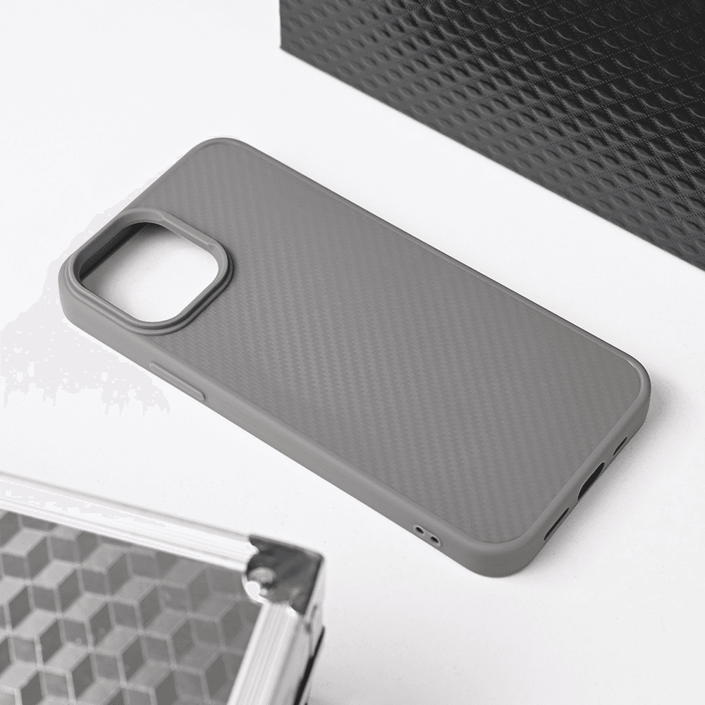 Maska za iPhone 12 6.1 Magsafe Kevlar, Siva