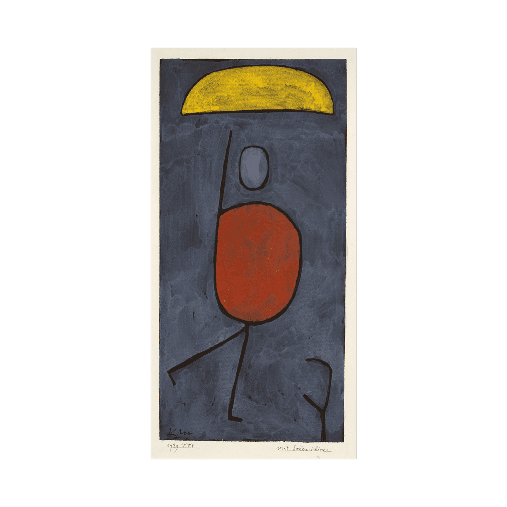 Canvas Slika na platnu With an umbrella, Paul Klee, 40x80cm