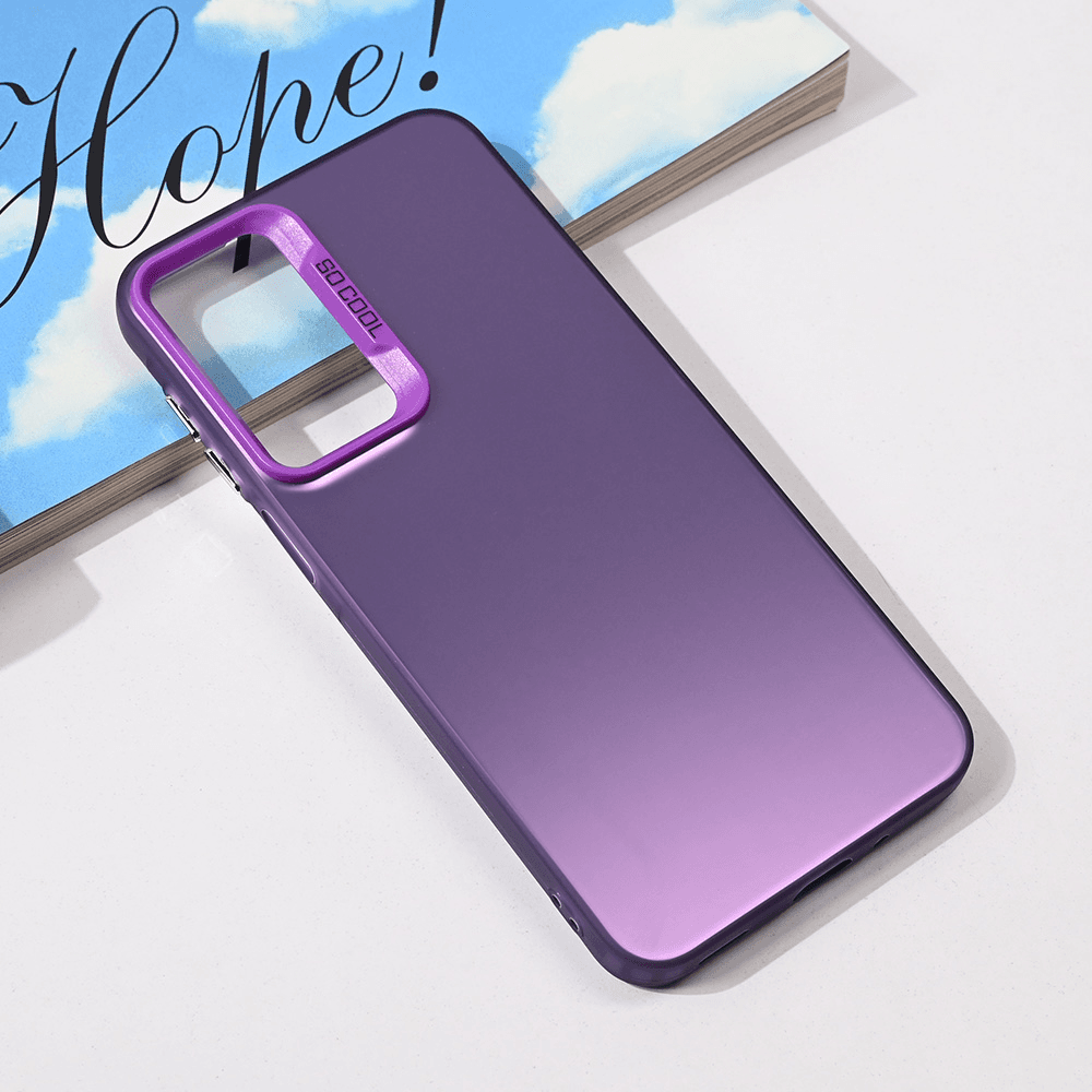 Maska za Samsung A16 Clear, Ljubičasta