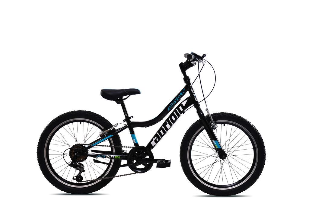 Capriolo Bicikl za decu 200, 20"/11", Crni