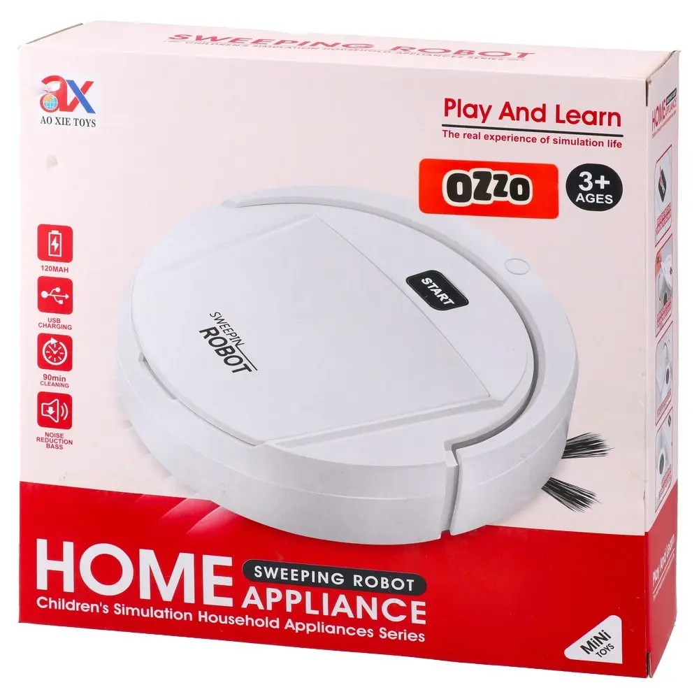 Ozzo Igračka za decu robot usisivač, Beli
