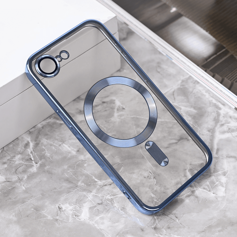 Maska za iPhone 16E svetlo Magsafe Lux, Plava