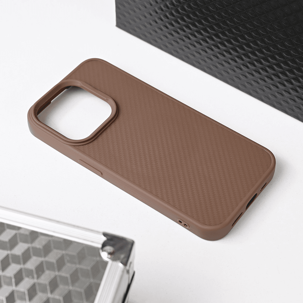 Maska za iPhone 13 Pro 6.1 Magsafe Kevlar, Braon