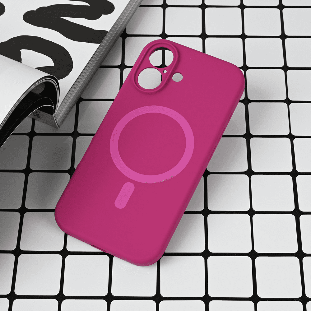 Maska za iPhone 16 6.1 Magsafe Pure color, Roze
