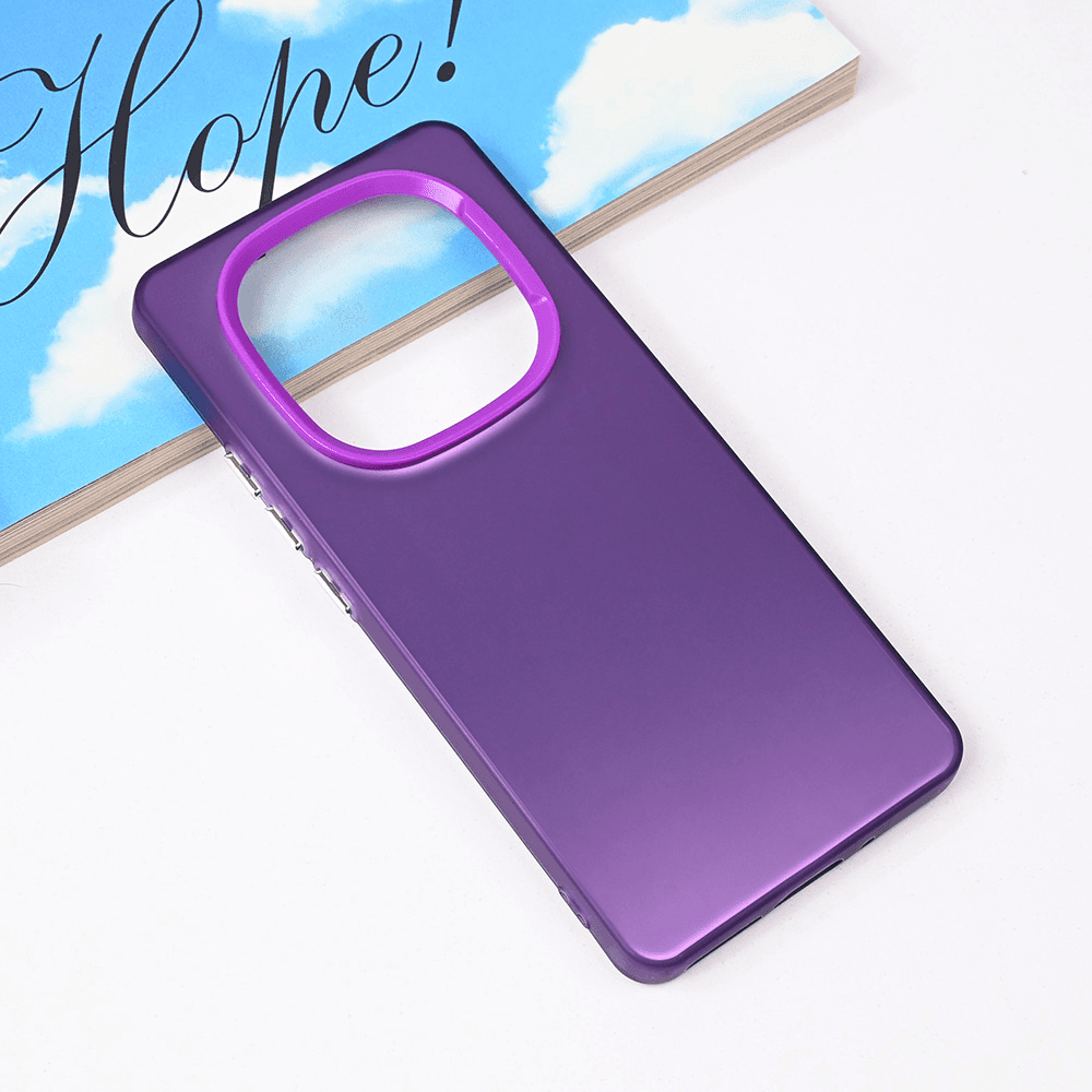 Maska za Xiaomi Redmi Note 14 Pro 4G Clear, Ljubičasta
