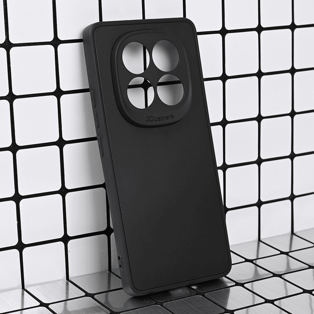 Maska za Xiaomi Redmi Note 14 Pro Plus 3D Camera, Crna