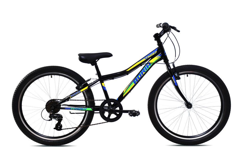 Adria Bicikl za decu Stinger, 24"/13", Crni