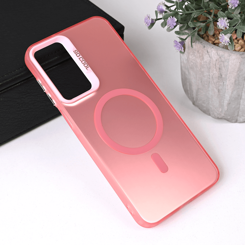 Maska za Samsung A16 5G Magsafe Clear, Roze