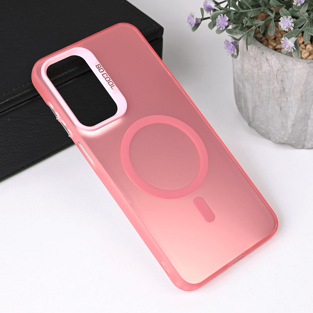 Maska za Samsung A26 Magsafe Clear, Roze