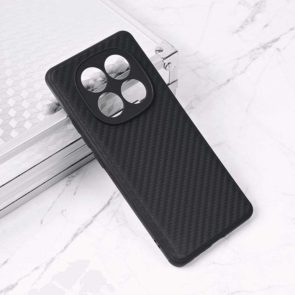 Maska za Xiaomi Redmi Note 14 Pro 5G Carbon fiber, Crna