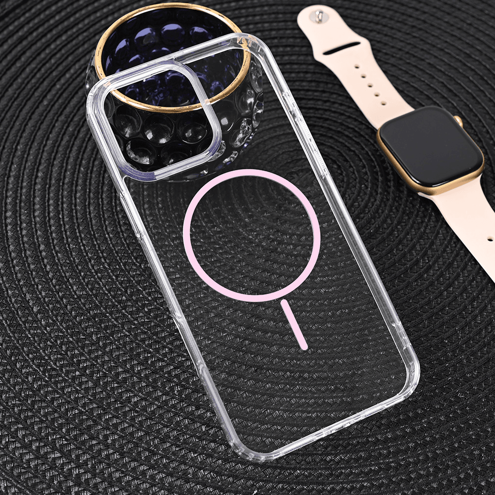 Maska za iPhone 16 Pro Max 6.9 Magsafe Color Line, Svetloroze