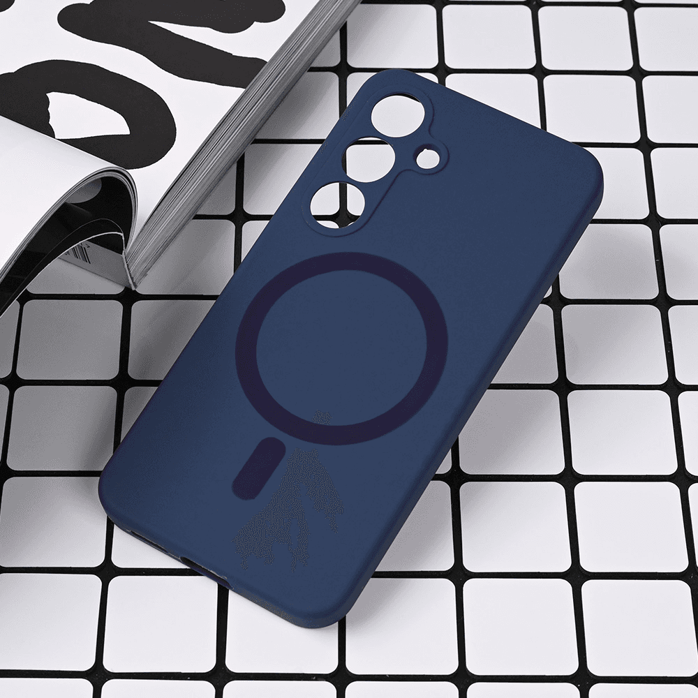 Maska za Samsung S25 Magsafe Pure color, Tamnoplava