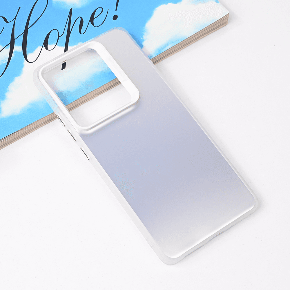 Maska za Xiaomi Redmi Note 14s Clear, Biserna